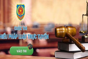 Thi 'Tìm hiểu pháp luật trực tuyến' năm 2019