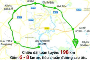 Khó khăn vốn đầu tư đường Vành đai 4 TP.HCM