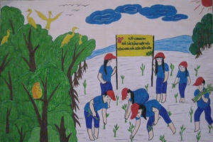 Phát động cuộc thi vẽ tranh với chủ đề “Chung tay bảo vệ rừng và môi 
trường vì tương lai xanh” ở Điện Biên