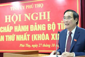 Đồng chí Bùi Minh Châu tái đắc cử Bí thư Tỉnh uỷ Phú Thọ