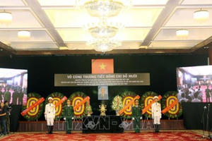 Lễ truy điệu nguyên Tổng Bí thư Đỗ Mười tại Thành phố Hồ Chí Minh