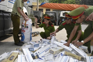 Thanh Hóa: Hơn 6.700 bao thuốc lá lậu bị bắt giữ