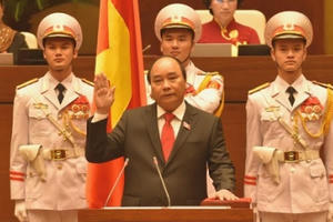 Tân Thủ tướng Chính phủ Nguyễn Xuân Phúc tuyên thệ nhậm chức trước  QH