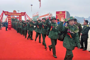 Quảng Ninh đồng loạt tổ chức lễ giao, nhận quân năm 2026