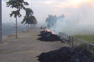 Bản tin Giao thông Plus ngày 15/06/2016: Tiềm ẩn nguy cơ tai nạn giao thông do đốt rơm, rạ