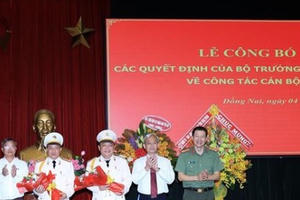 Công an tỉnh Đồng Nai có thêm 2 phó giám đốc