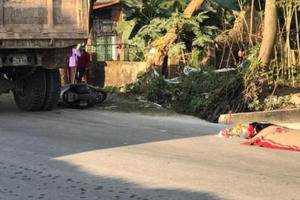 Cô gái tử vong tại chỗ sau cú va chạm với xe tải