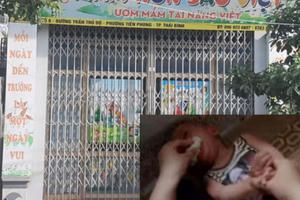 Thái Bình: Nghi bạo hành trẻ em, tạm đình chỉ lớp mầm non độc lập Sao Việt