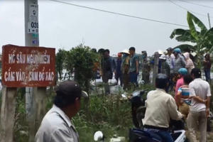 Phát hiện thi thể nam dân quân tự vệ dưới hồ đá ở Bình Dương