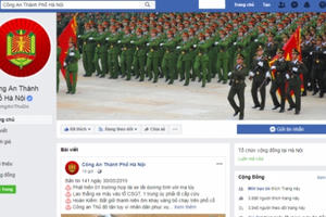 Công an TP Hà Nội mở fanpage trên tiếp nhận thông tin