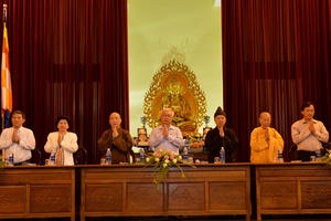 Ủy ban Văn hóa, Giáo dục, Thanh niên và Nhi đồng của Quốc hội làm việc với Học viện Phật giáo Việt Nam