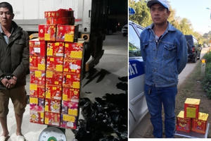 CSGT liên tiếp bắt giữ các vụ vận chuyển pháo tại cửa ngõ giáp Trung Quốc