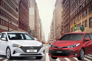 So sánh Toyota Vios 1.5G và Hyundai Accent cao cấp nhất