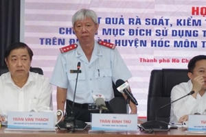 1.386 trường hợp chuyển mục đích sử dụng đất không đúng quy định ở Hóc Môn