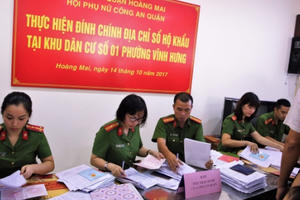 Ấn tượng về nữ chiến sĩ Công an trước thềm ngày phụ nữ Việt Nam