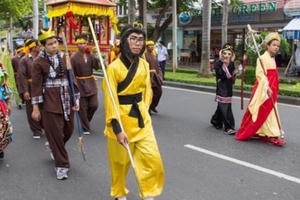 Tôn Ngộ Không xuất hiện trong lễ hội Nghinh Ông