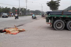 Vĩnh Phúc: Va chạm với xe đầu kéo, một người thương vong