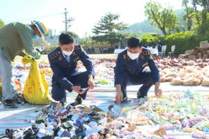 Quảng Ninh: Tiêu hủy hơn 16 nghìn mặt hàng sai phạm thu giữ trên địa bàn tỉnh