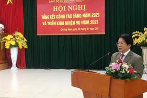 Giám đốc Sở Giáo dục & Đào tạo Quảng Nam xin nghỉ hưu trước tuổi