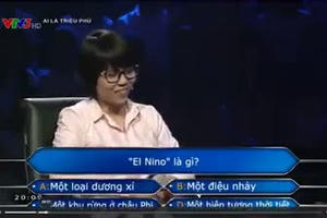 Video: Khó đỡ với nữ thí sinh tham gia chương trình "Ai là triệu phú"