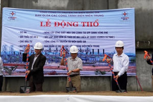Triển khai thi công công trình nâng công suất tại trạm 500 kV Vũng Áng