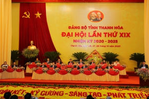 Khai mạc trọng thể Đại hội Đảng bộ tỉnh Thanh Hóa lần thứ XIX