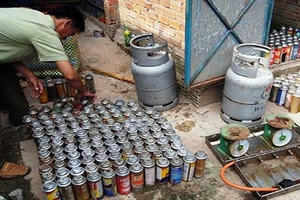 Bình Thuận: Phát hiện 4 cơ sở kinh doanh sang chiết, nạp gas trái phép