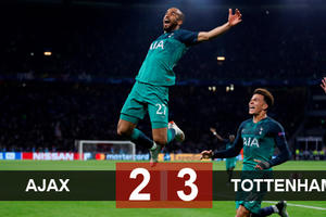 Đánh bại Ajax, Tottenham bước vào chung kết