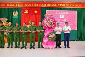 Công an xã Trảng Bom triển khai nhiệm công tác năm 2026