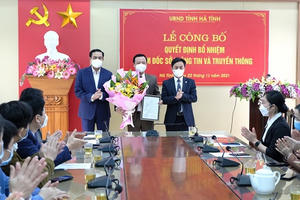 Hà Tĩnh có tân Giám đốc Sở Thông tin và Truyền thông