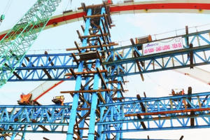 Hải Phòng phân luồng giao thông phục vụ thi công xây dựng Cầu Rào