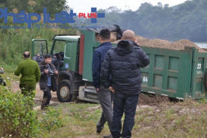 Tăng cường kiểm tra, xử lý khai thác cát, sỏi trái phép