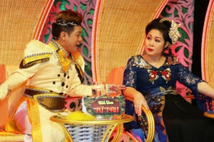 Tiếu lâm tứ trụ: Minh Nhí bật mí lý do tăng cân mất kiểm soát của NSND Hồng Vân