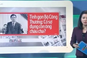 Điểm báo ngày 28/11/2016: Tinh gọn Bộ Công Thương, có sợ đụng "con ông cháu cha"?