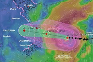 Cơn bão mạnh nhất trong 20 năm qua sẽ đổ bộ vào các tỉnh từ Thừa Thiên Huế đến Phú Yên vào đêm nay