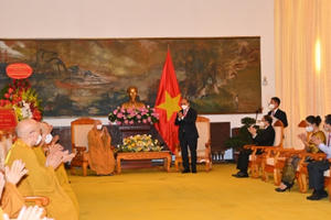 Chủ tịch nước tiếp Đoàn lãnh đạo Giáo hội Phật giáo Việt Nam