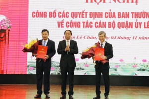 Hải Phòng bổ nhiệm, luân chuyển nhiều vị trí lãnh đạo chủ chốt