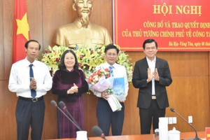 Phê chuẩn ông Lê Ngọc Khánh làm Phó Chủ tịch UBND tỉnh Bà Rịa - Vũng Tàu