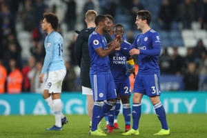 Leicester 2-1 Man City: Man City bị Liverpool bỏ xa tới 7 điểm