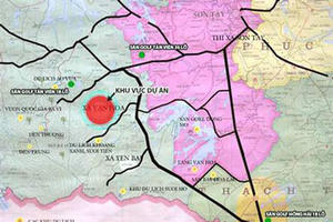 Hà Nội chậm triển khai các dự án trọng điểm tại huyện Ba Vì