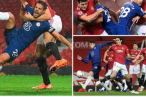 MU hòa tiếc nuối Chelsea: Báo Anh ca ngợi "chốt chặn", Cavani gây ấn tượng
