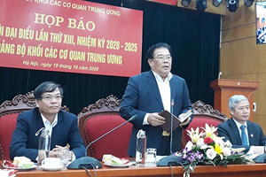 Đại hội Đảng bộ Khối các cơ quan Trung ương diễn ra từ 27 - 29/10