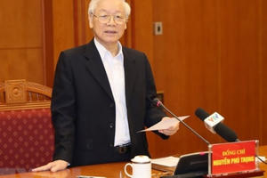 Tổng Bí thư, Chủ tịch nước Nguyễn Phú Trọng chủ trì cuộc họp phòng, chống tham nhũng