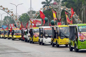 Nghệ An: Đặc sắc lễ diễu hành ô tô điện tại Lễ hội Đền Vạn Lộc năm 2026