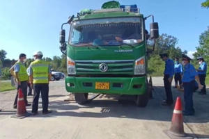 Xử phạt hơn 300 phương tiện vi phạm về tải trọng