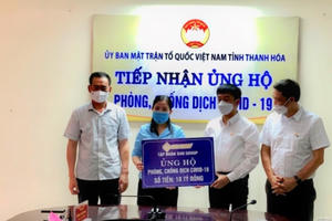 Tập đoàn Sun Group ủng hộ Thanh Hóa 10 tỷ đồng cho Quỹ phòng chống dịch Covid-19