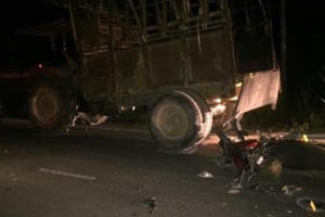 Nam sinh tai nạn giao thông tử vong trên đường về quê nghỉ lễ