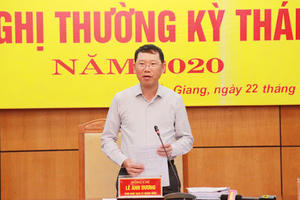 Ông Lê Ánh Dương được bầu giữ chức Chủ tịch UBND tỉnh Bắc Giang