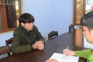 Mất trộm, bố làm đơn trình báo công an... con trai bị bắt giữ