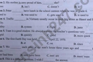 Gợi ý đáp án môn Ngoại Ngữ vào lớp 10 tại Hà Nội 2021